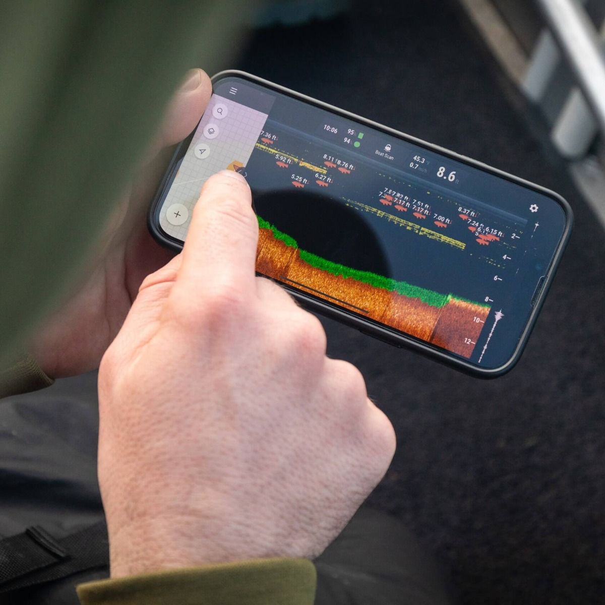 App Digital du Sondeur Deeper Chirp+ 2