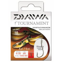 Daiwa Tournament Bronzed Eel Haak met Nylon 60cm