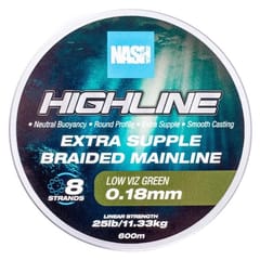 Nash Highline Green Floating Braid Angelschnur