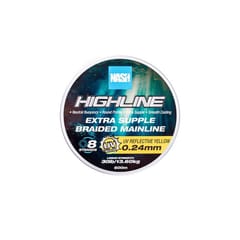 Nash Highline UV Yellow Extra Supple Braid Angelschnur