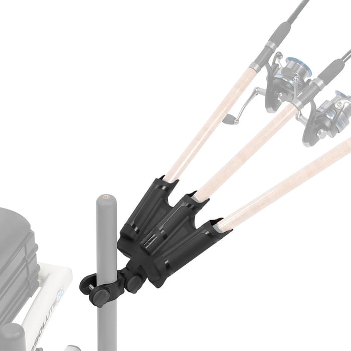 Preston OffBox 36 Triple Rod Support In Use
