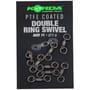 Korda PTFE Coated Double Ring Swivel