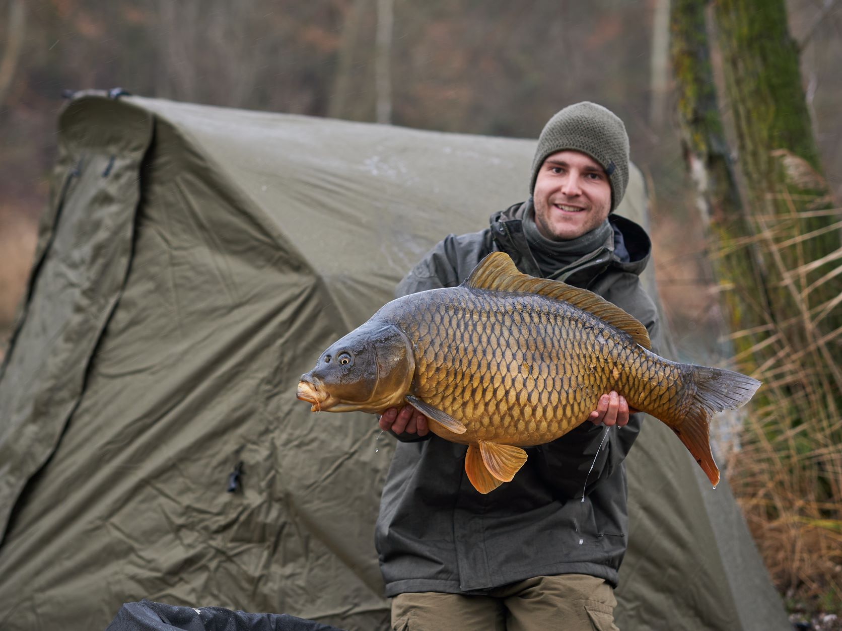 Kalte Schulter für den Winter! Jonas Happle verrät, wie es mit dem Winterkarpfen klappt