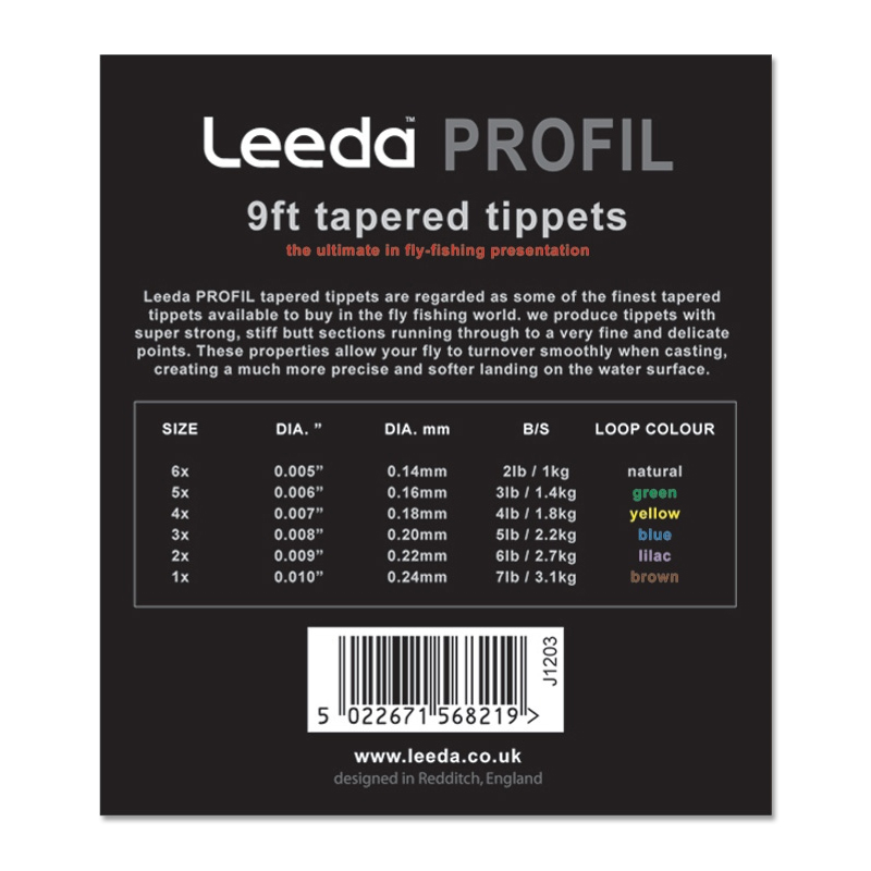 Leeda Profil Selecta Cast, Fliegenvorfach - Angling Direct