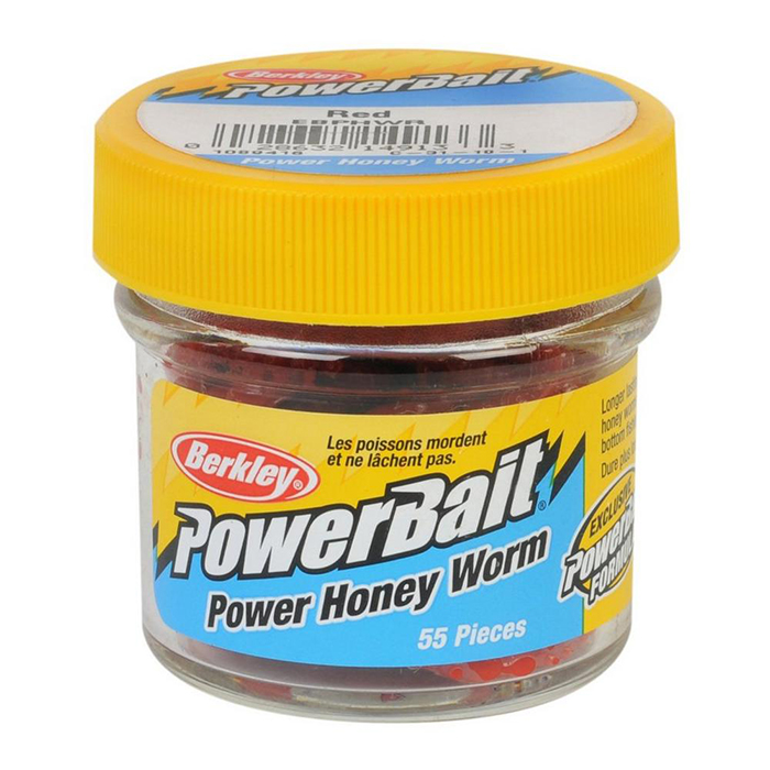 Berkley PowerBait Power Worm Tache Rouge - 13 Leurres Souples 18cm - Neuf Scellé
