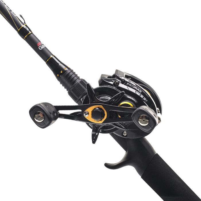 Abu Garcia Pro Max Combo Angelrolle, Nahaufnahme