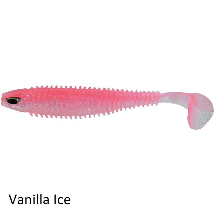 Chasebaits Paddle Tail Lure Vanilla Ice