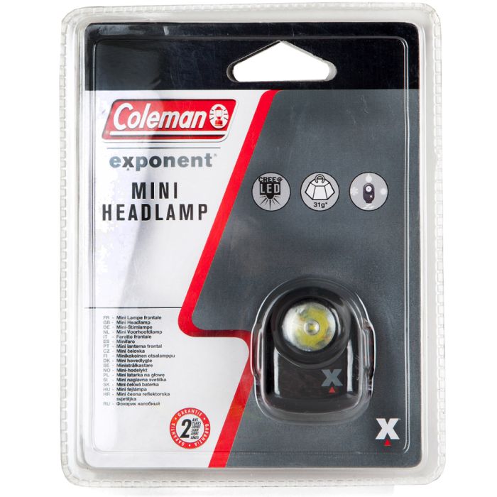 Coleman Exponent Mini Headlamp Packaging