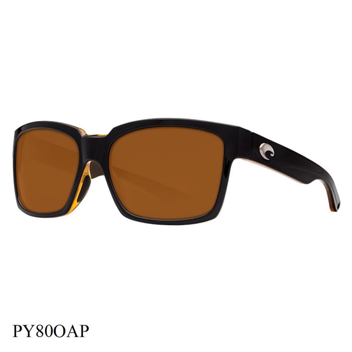 Costa Del Mar Playa Sunglasses Black/Amber Frame Amber Lenses