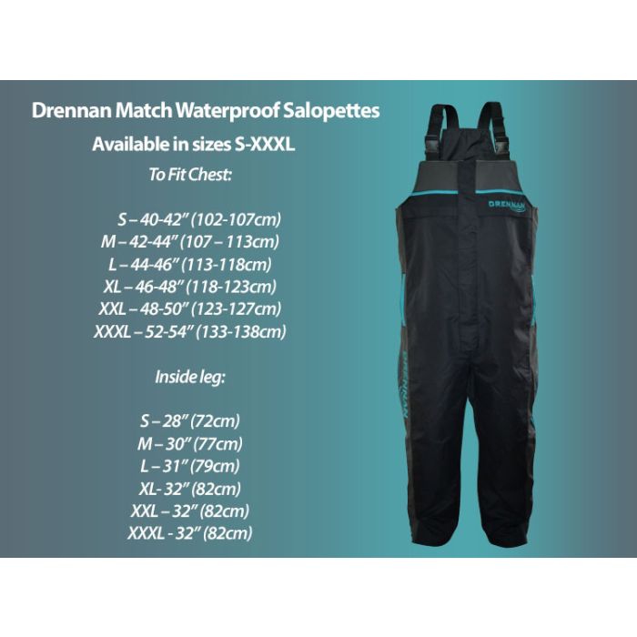 Drennan New Generation Waterproof Salopettes