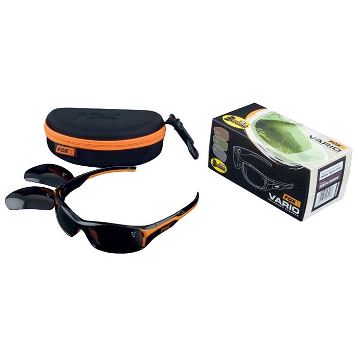 Fox Vario Sunglasses Black/Orange Frame