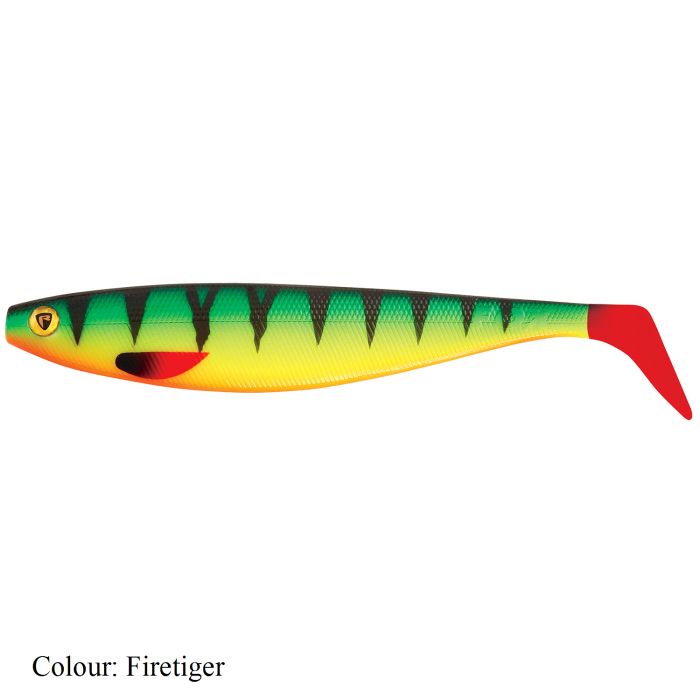 Fox Rage Pro Shad Firetail II Lure Firetiger