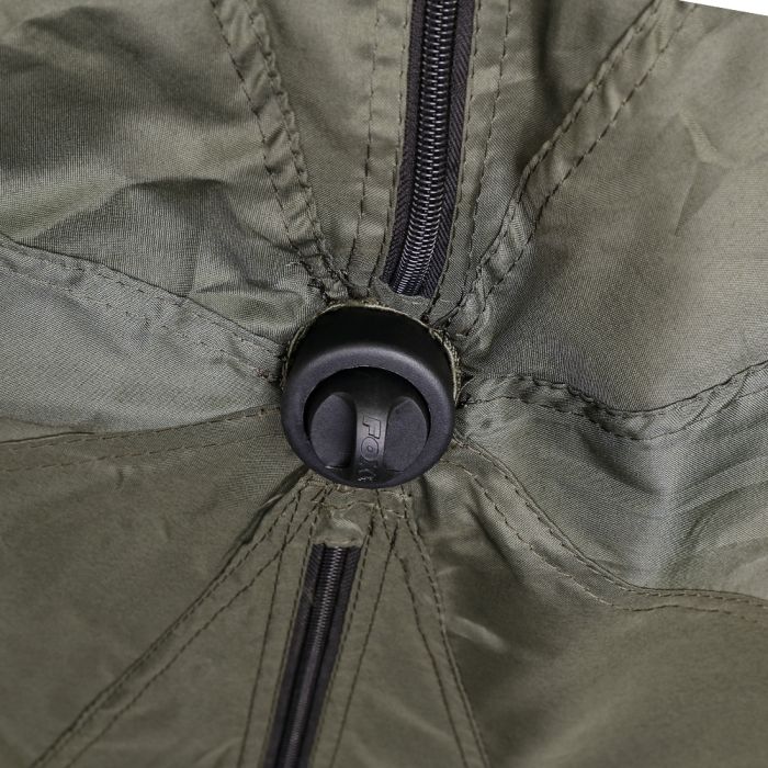 Internal Close Up Fox Ultra 60 Khaki Brolly