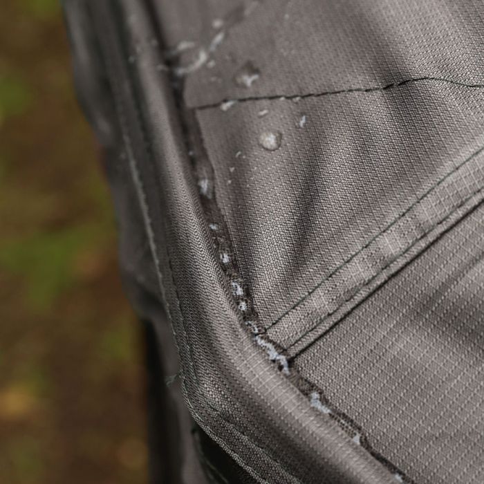 Fox Ultra 60 Khaki Brolly Close Up of Seams