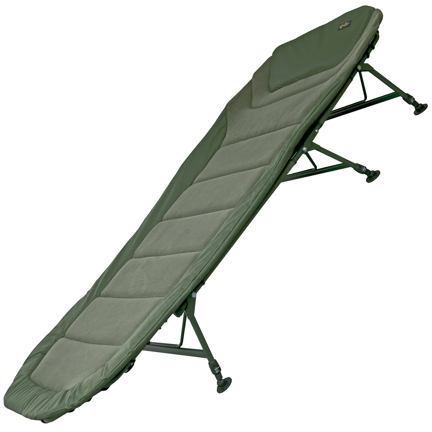 Fox Warrior II 6 Legged Bedchair fully set up