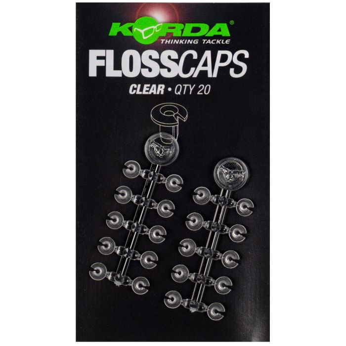 Korda Floss Caps Clear