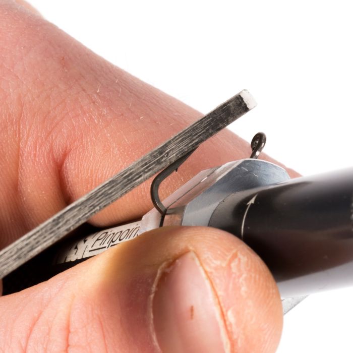 Nash Pinpoint Precision Dual Diamond File Being Used