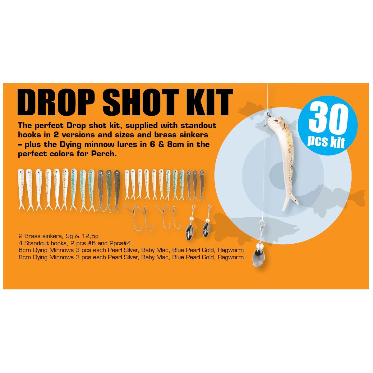 Savage Gear Dying Minnow Drop Shot Pro Pack Kit