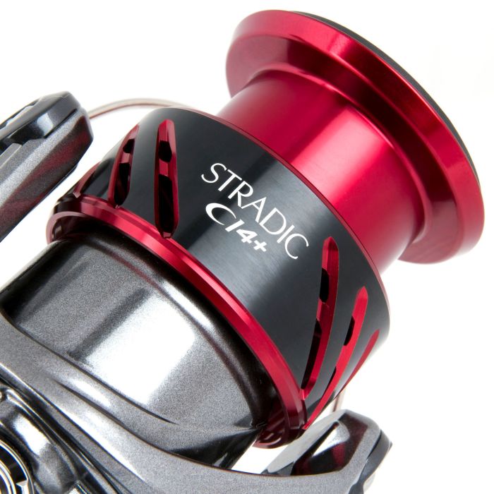 Shimano Stradic CI4+ FB Angelrolle, Spule Nahaufnahme