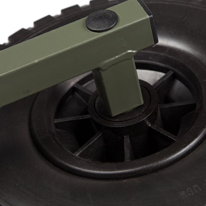 Carp Porter Triporter MK4S Fat Boy Puncture Proof Wheels Fitted