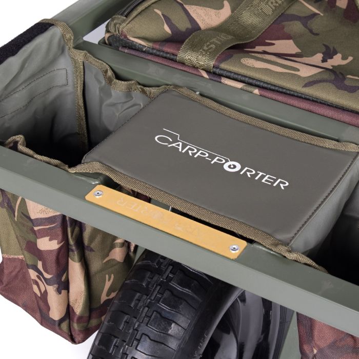 Prestige Carp Porter MK2 Navigator DPM Barrow Close Up 2