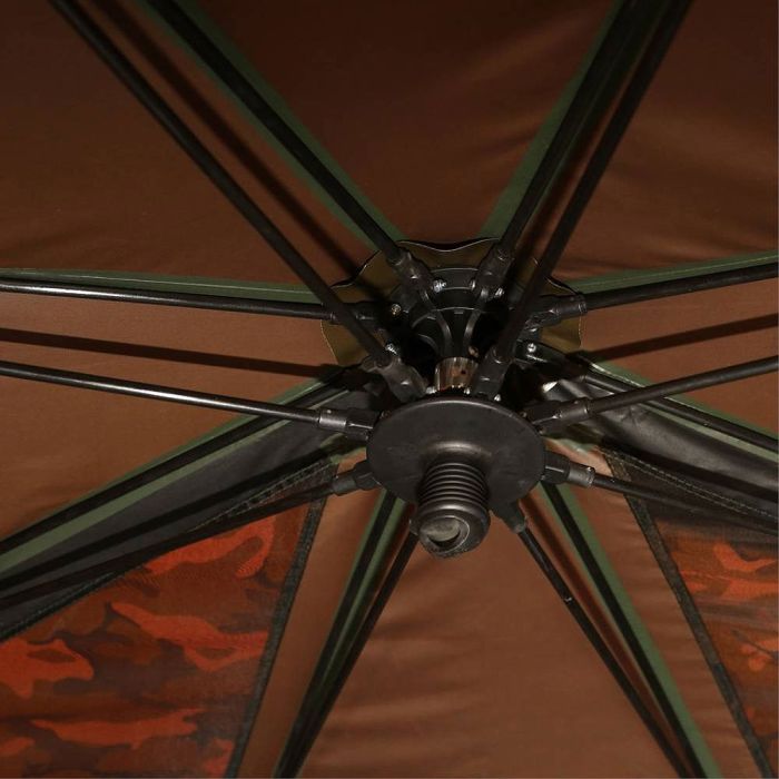 Fox Supa Brolly MK2 60in System Camo Close Up 3