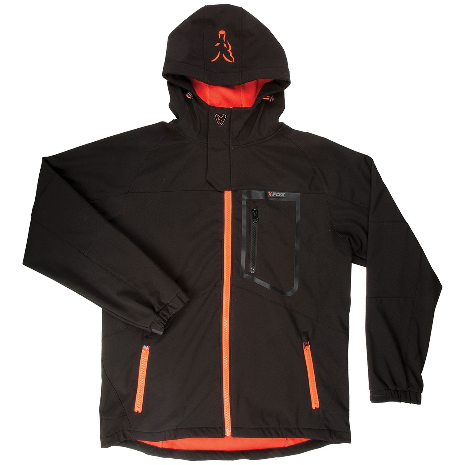 Fox Black/Orange Softshell Jacket