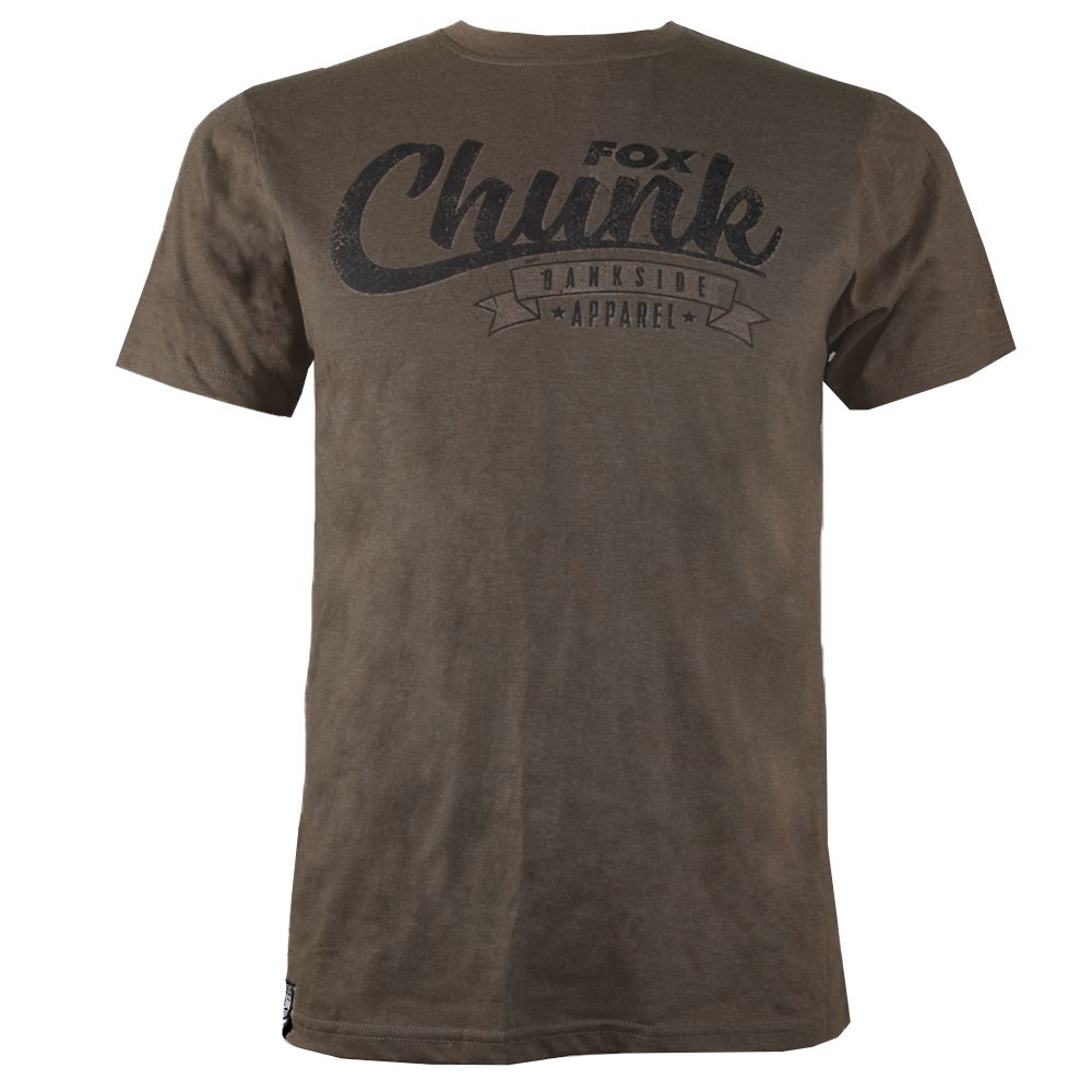 Fox Chunk Olive Stonewash T Shirt