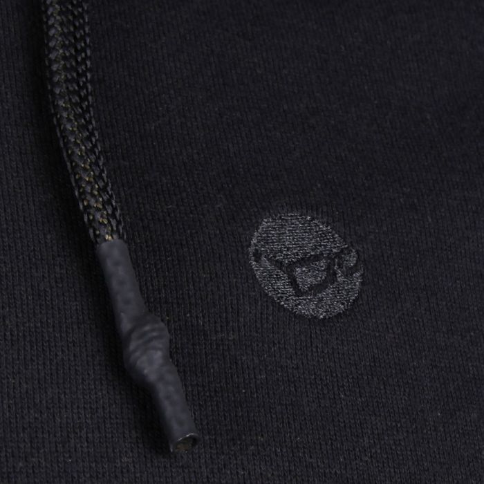 Korda Kore Black Zip Hoodie Close Up Logo