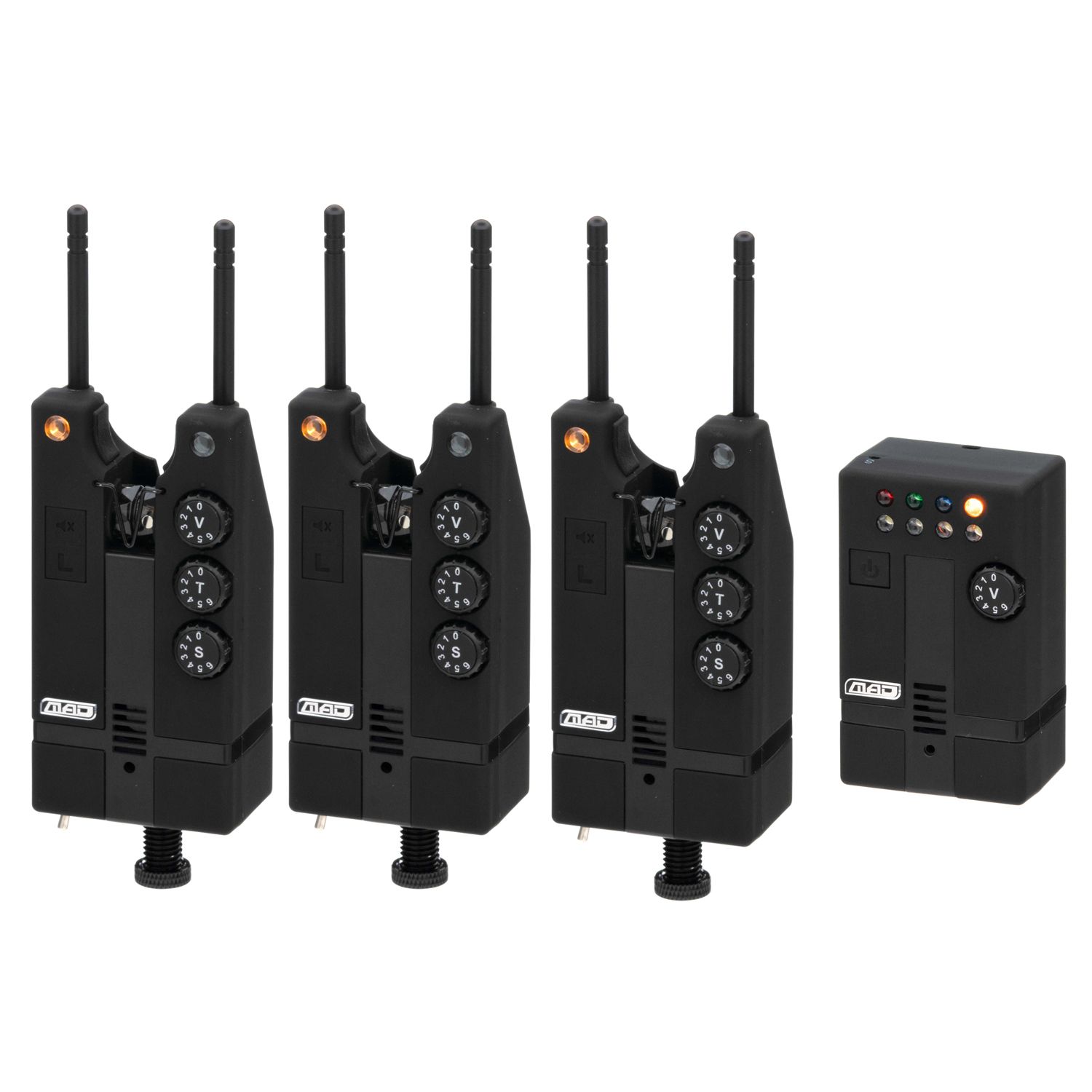 DAM MAD Hi-T Bite Alarm Set 3+1 RGB