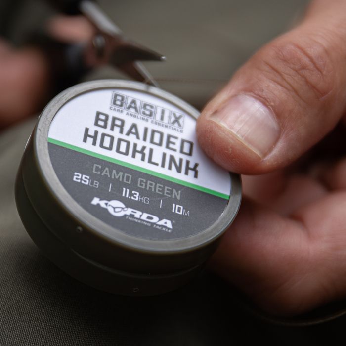 Korda Basix Braided Hooklink 10m Lifestyle 3