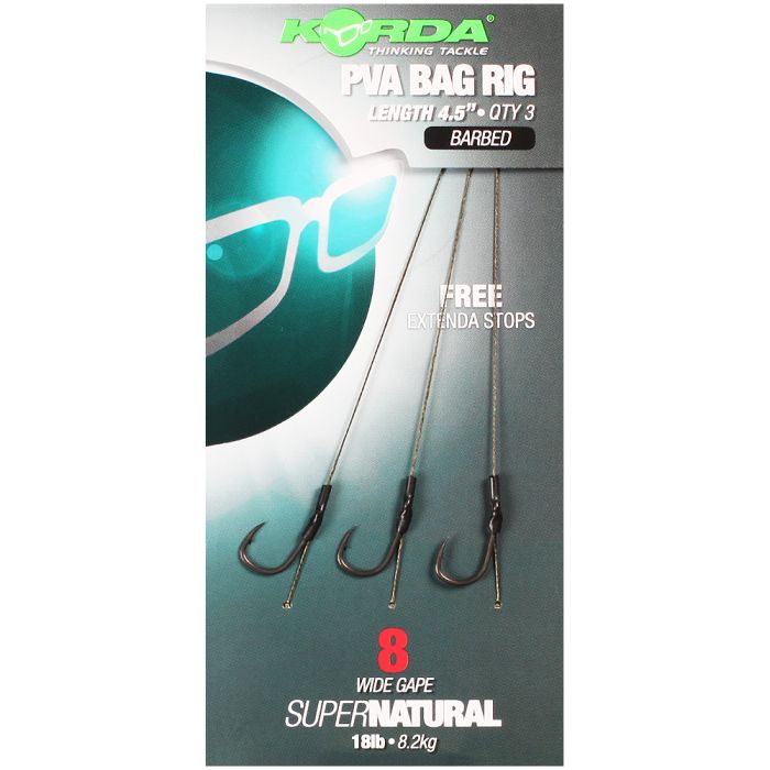 Korda Solidz PVA Rig Size 8 Barbed