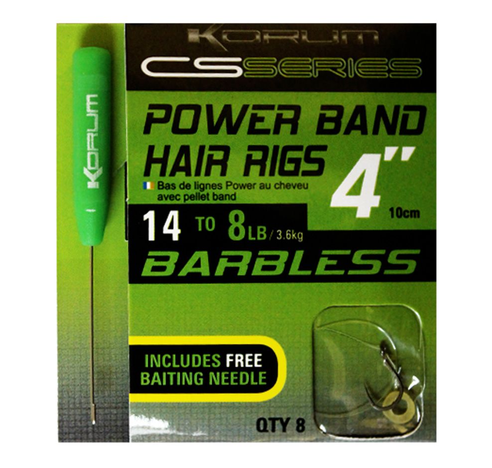 Korum 4 Inch Power Band Hair Rigs