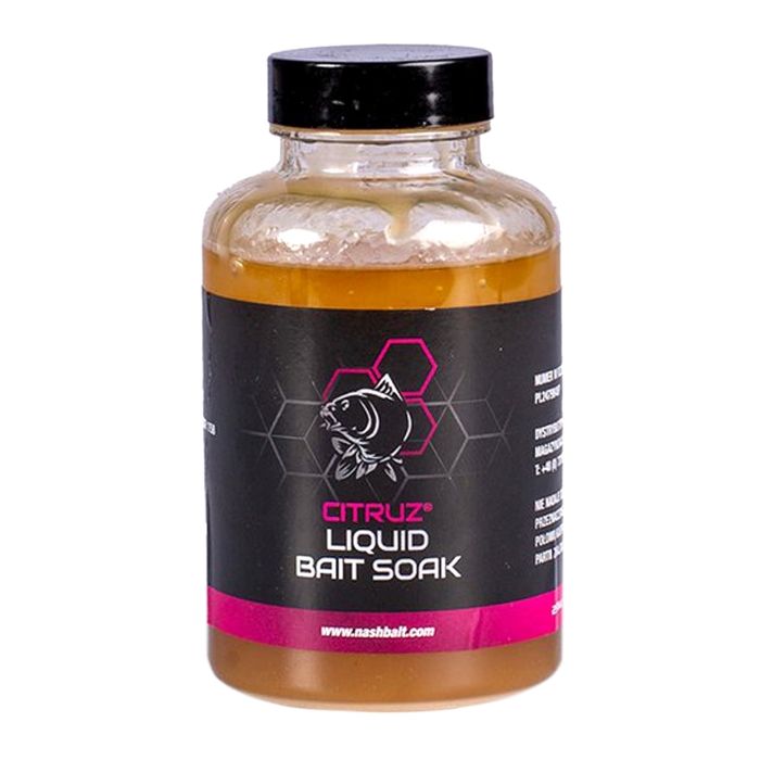 Nash Sirop Citruz – 1 Litre – Attractant Pour Appâts – Bouillettes, Granulés, Flotteurs – Action Rapide