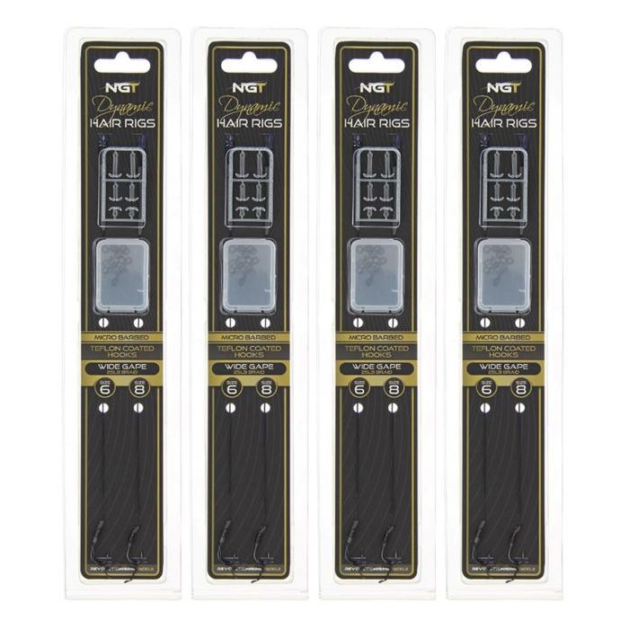 NGT Dynamic Twin Pack Hair Rigs