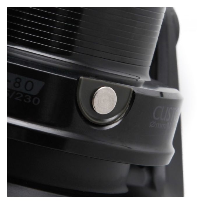 Okuma Custom Black Reel CB-80 Close Up 1