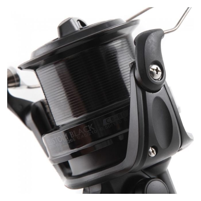 Okuma Custom Black Reel CB-80 Close Up 2
