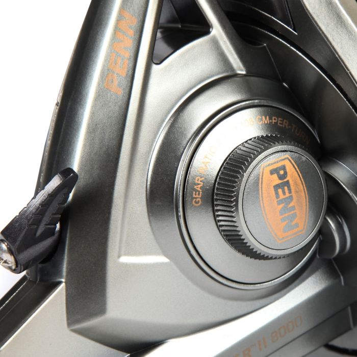 Penn Surfblaster II Angelrolle, Nahaufnahme 1