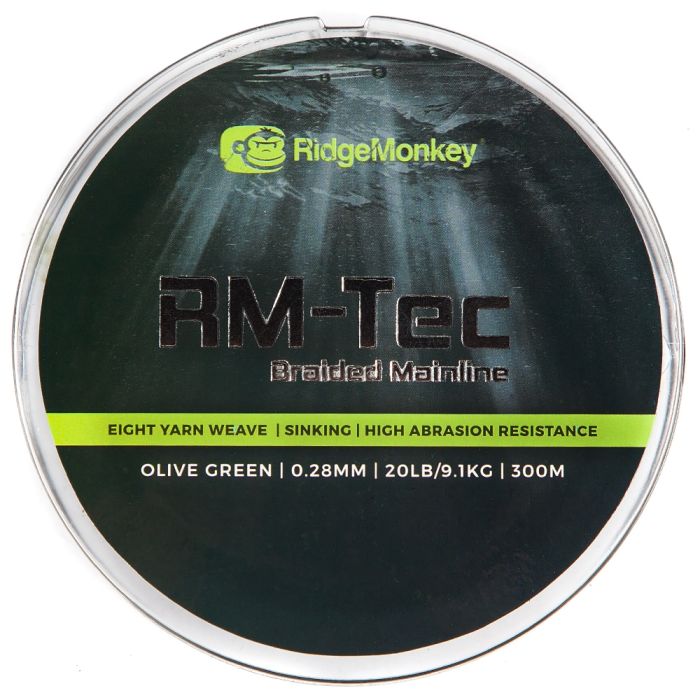 RidgeMonkey RM-Tec Braided Mainline 20lb 