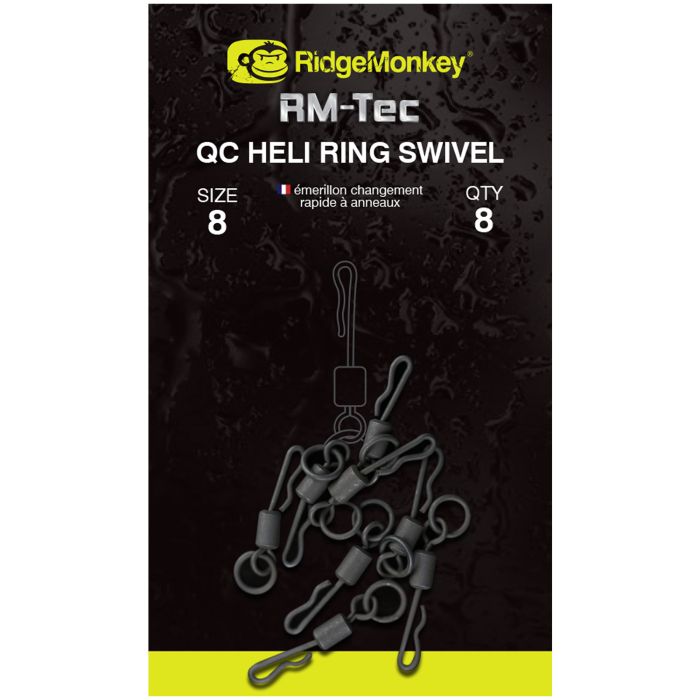 RidgeMonkey RM-Tec Quick Change Heli Ring Swivel