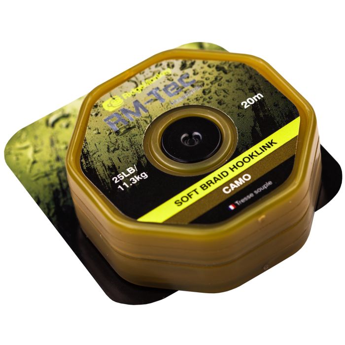 RidgeMonkey RM-Tec Soft Braid Hooklink Camo Pack