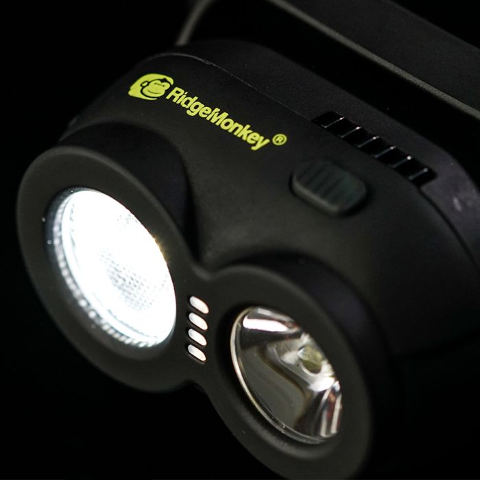 RidgeMonkey VRH150 USB Rechargeable Headtorch