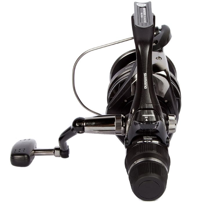 Shimano Baitrunner X-Aero RA Freilaufrolle 8000, von hinten