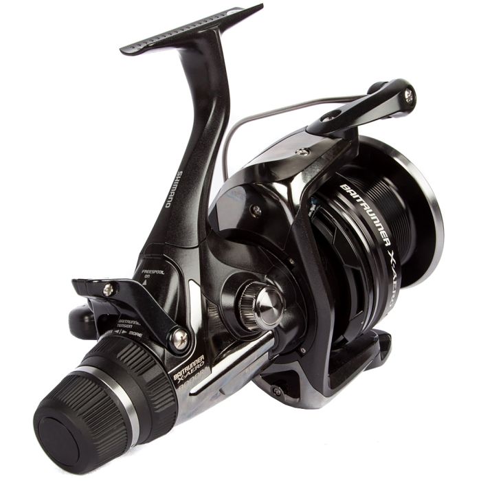 Shimano Baitrunner X-Aero RA Freilaufrolle 8000, rechte Seite