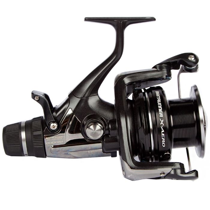 Shimano Baitrunner X-Aero RA Freilaufrolle 8000, rechte Seite