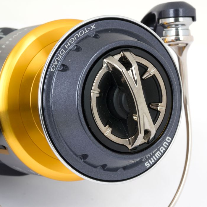 Shimano Twin Power SW-B Salzwasser Angelrolle, Nahaufnahme