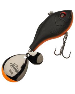 Berkley Pulse Spintail XL Black Orange Kunstköder