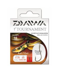 Daiwa Tournament Bronzed Eel Hooks To Nylon 60cm