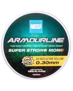 Nash Armourline Super Strong UV Yellow Mono 1000m