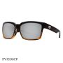 Costa Del Mar Playa Sunglasses Coconut Fade Frame Silver Lenses